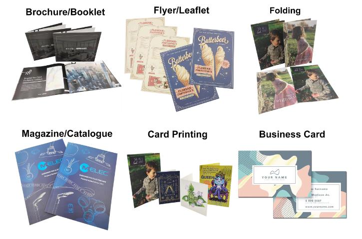 ผลิตภัณฑ์การพิมพ์ช่วยให้การตลาดของคุณเช่น: Notepad, Notebook, Calendar & Paper Pedent File Folder Folder Folder