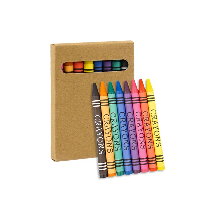 Crayon ขี้ผึ้งหลายสีสำหรับเด็ก