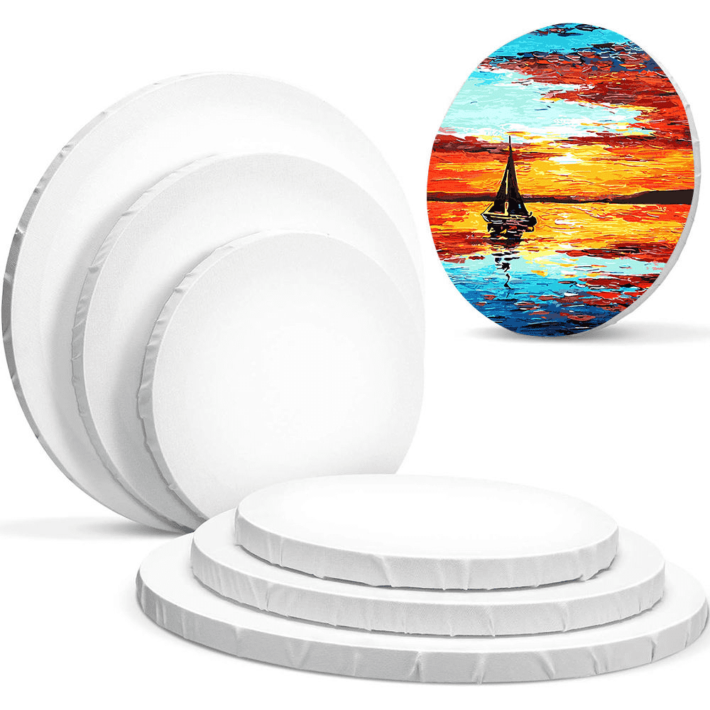 ผ้าใบจิตรกรรมทรงกลม